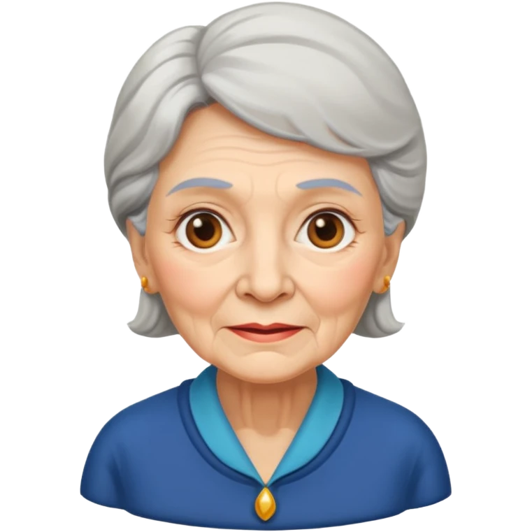 Old Lady 54 age emoji