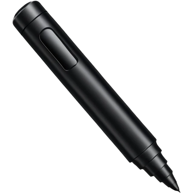 a black bold marker like a sharpie emoji