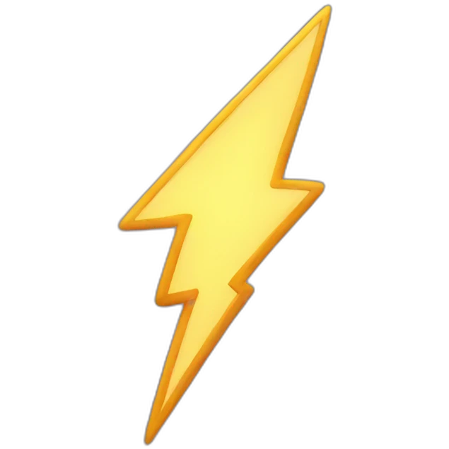 lightning emoji
