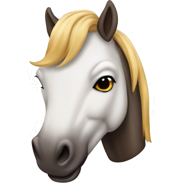Emoji de cavalo estilo pé de pano do desenho do pica pau  emoji