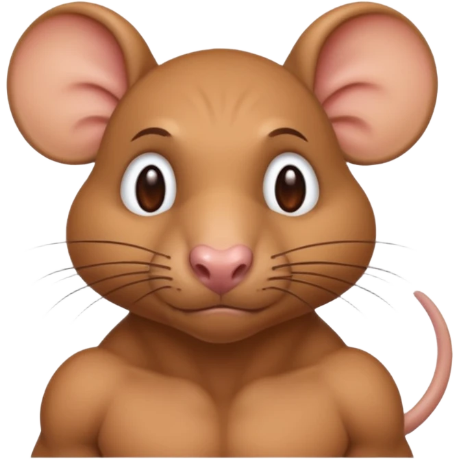 Rato fortão emoji