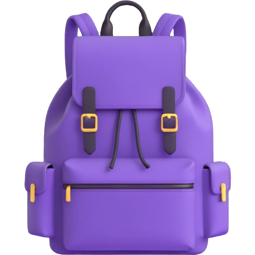 purple backpack from Dora the Explorer emoji