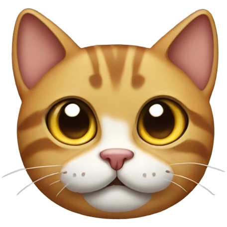 Cat emoji but upside down emoji