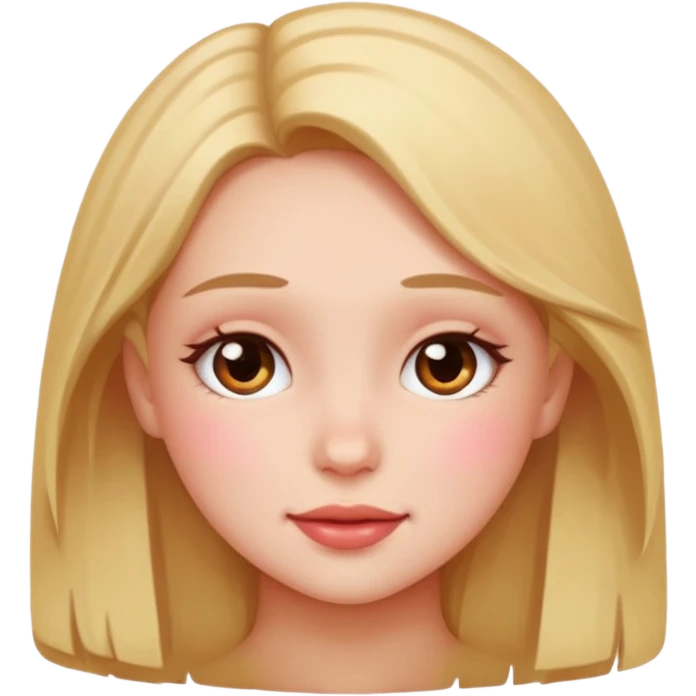 girl blushing emoji