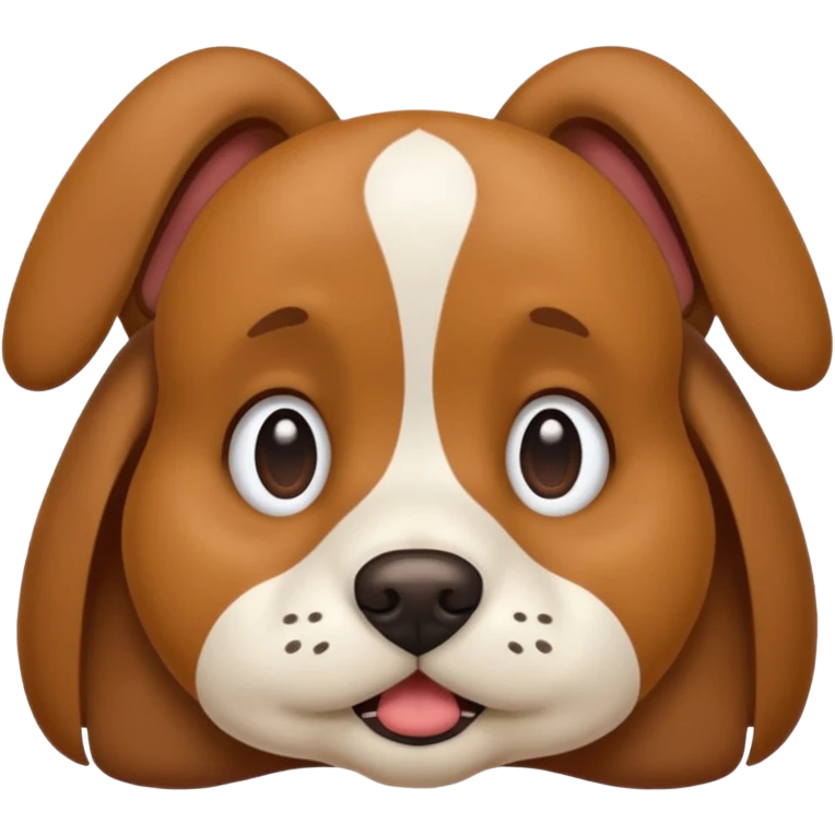 Dog looking awkward emoji