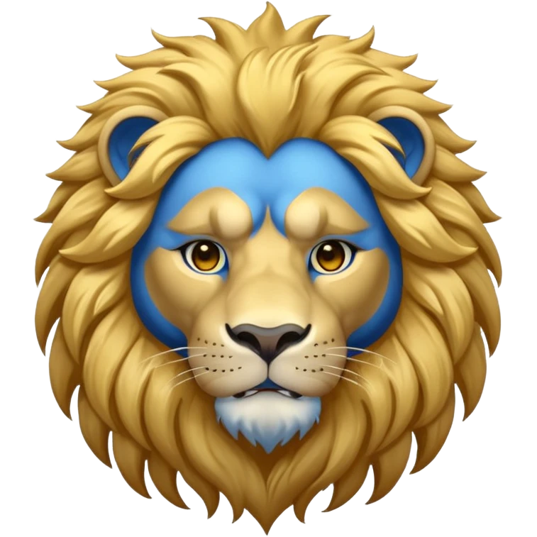 blue lion emoji