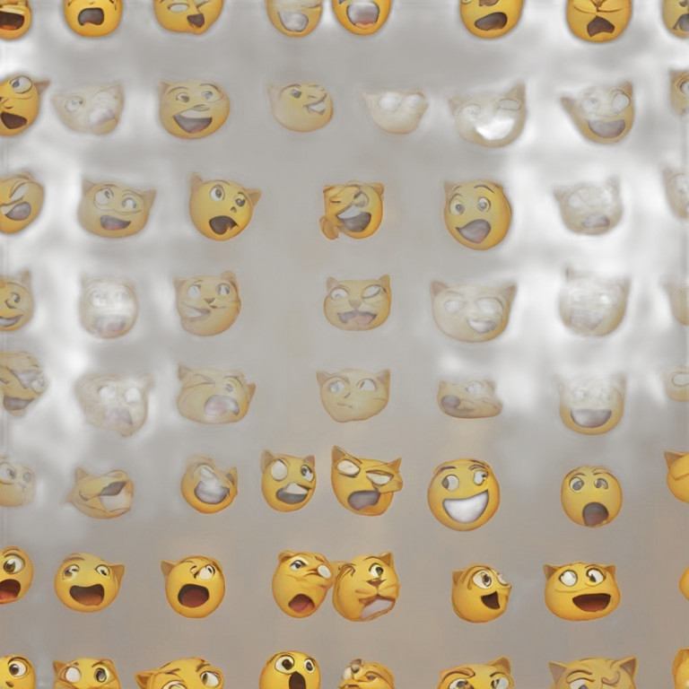 Mewing emoji