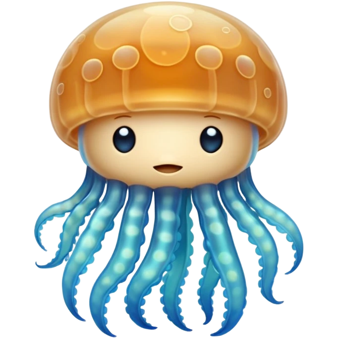 Baby jellyfish with unique design emoji