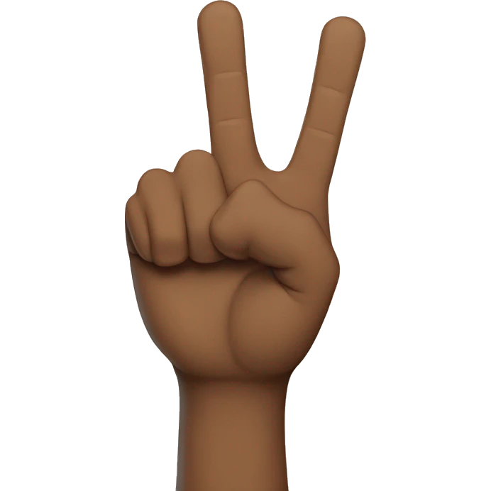 Three-finger salute emoji