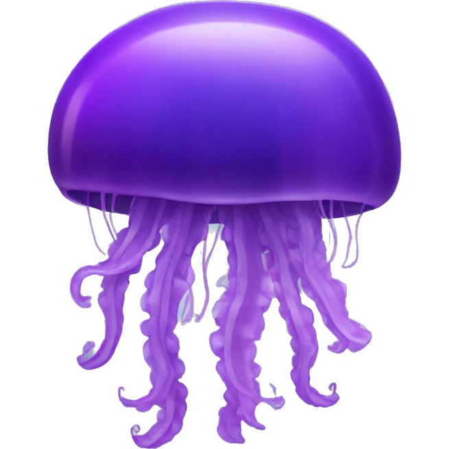 Purple jellyfish emoji
