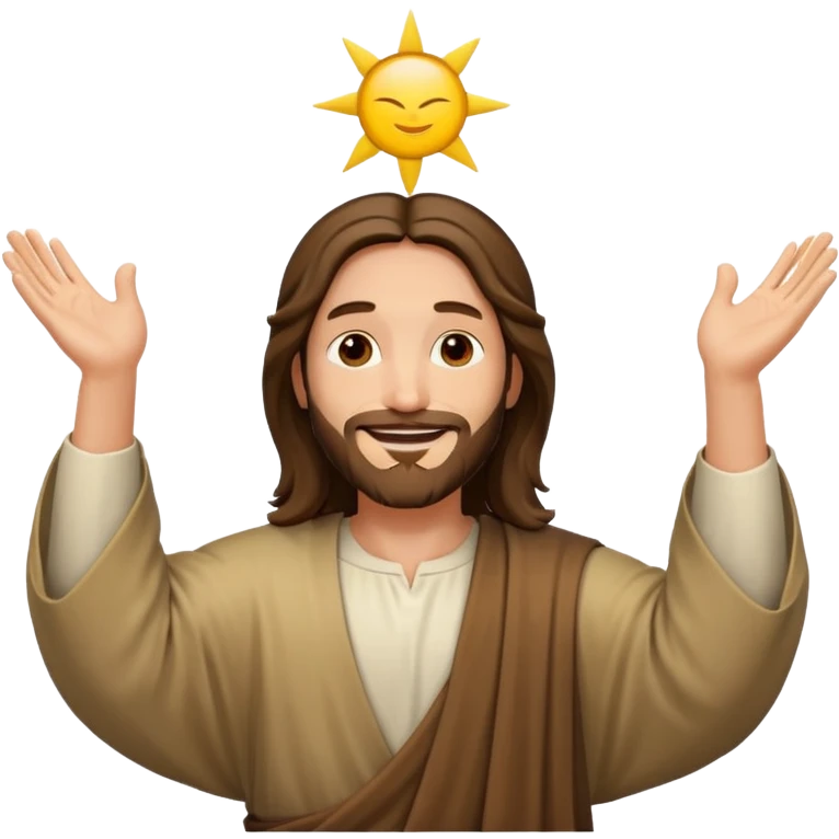 Jesus saludado emoji