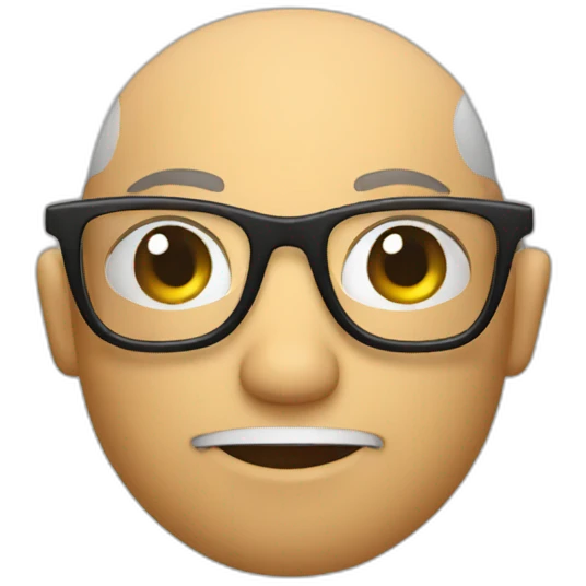 translator with glasses emoji