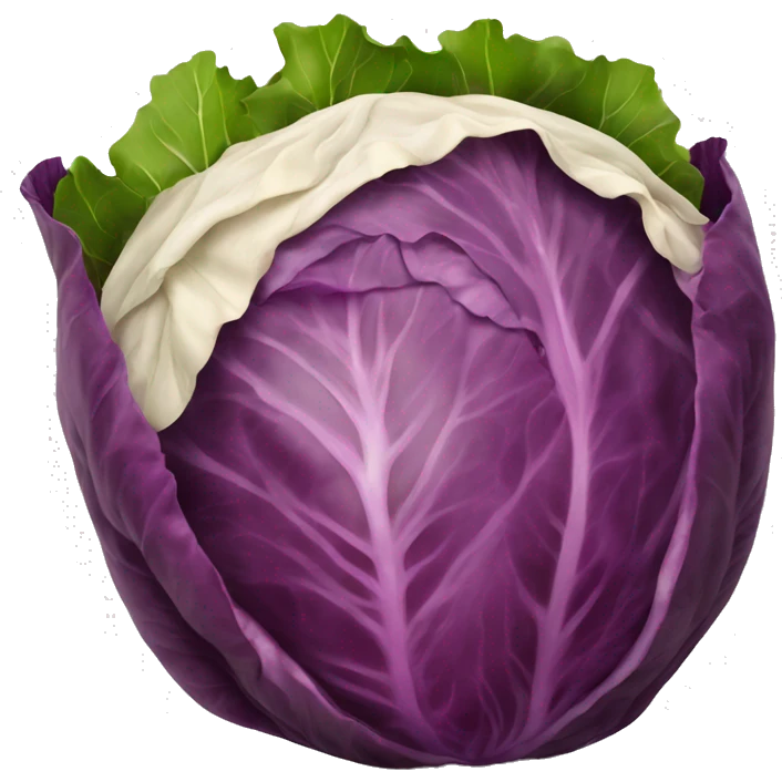 Spicy red cabbage emoji