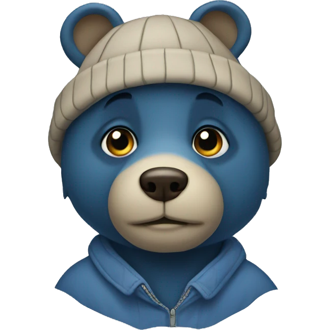 blue bear emoji