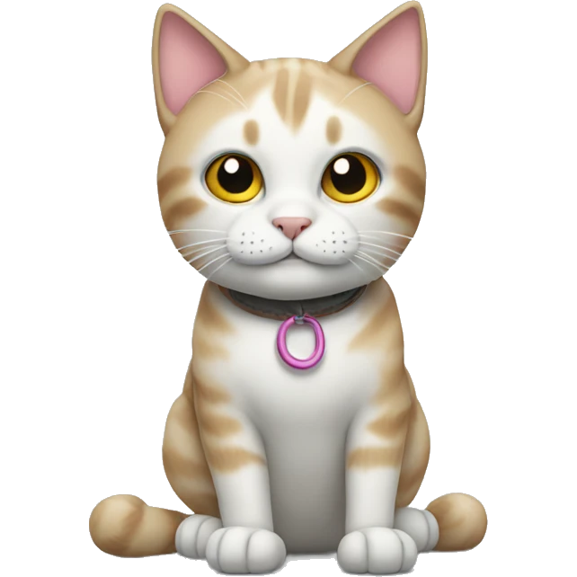 Cat with shoes emoji