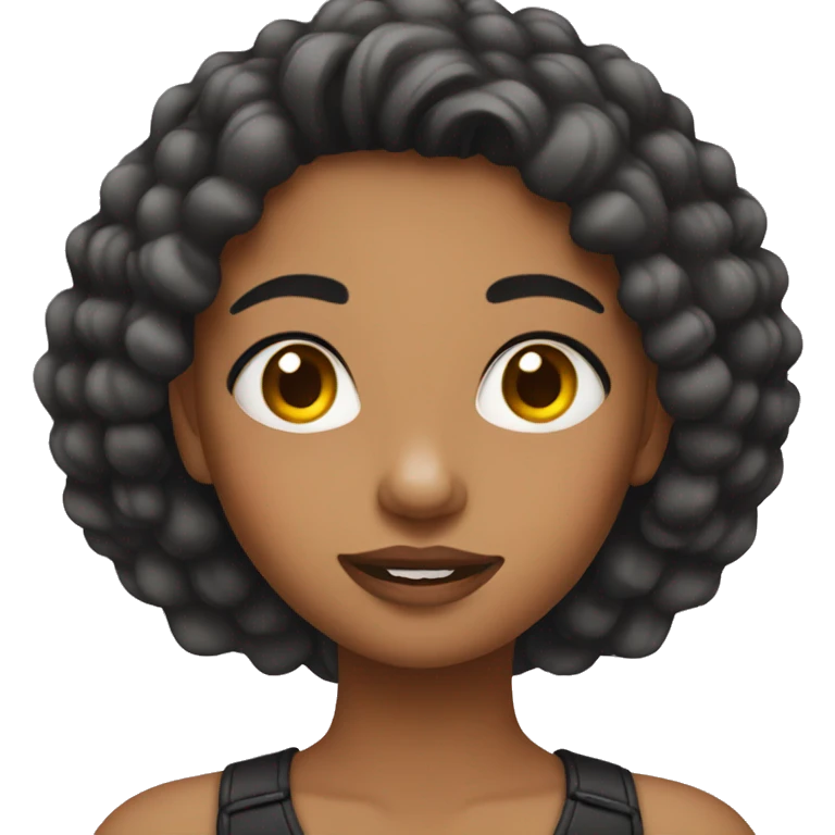 girl with nails emoji
