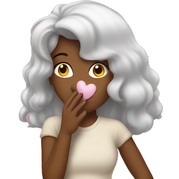 Blowing kisses emoji