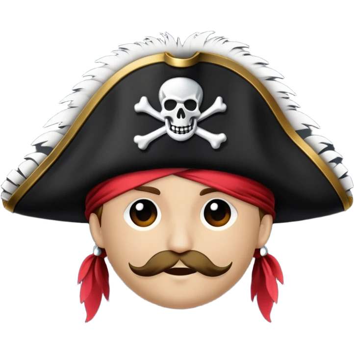 pirate hat emoji