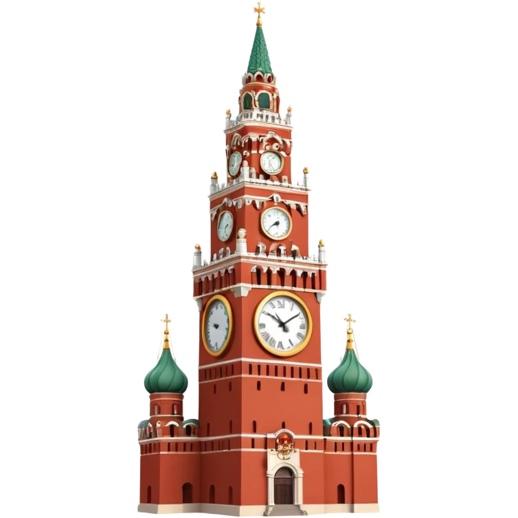 Spasskaya Tower Moscow emoji