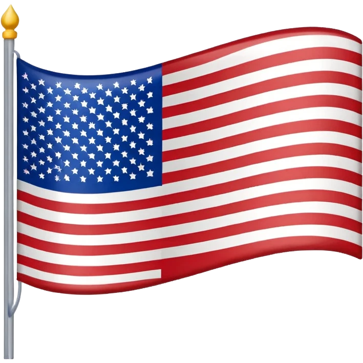 An american flag emoji