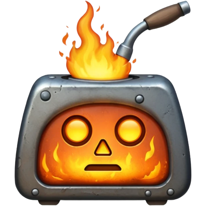 hot iron metal emoji