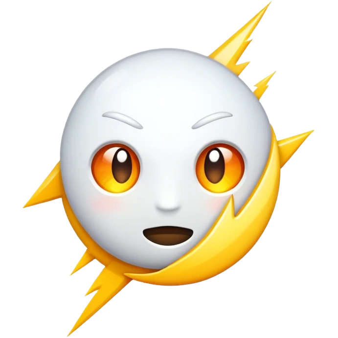 The flash emoji