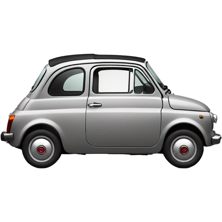 Fiat 500 without logo emoji