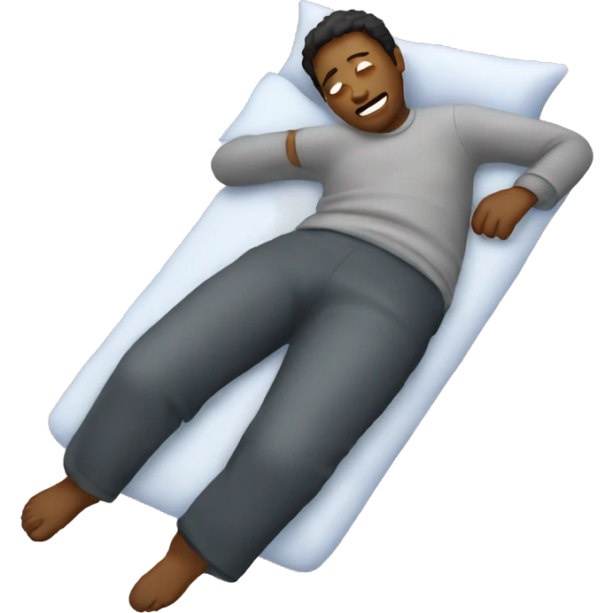 person lying on bed emoji