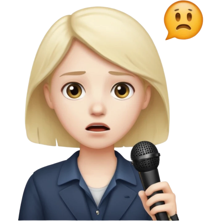 fear of public speaking  emoji