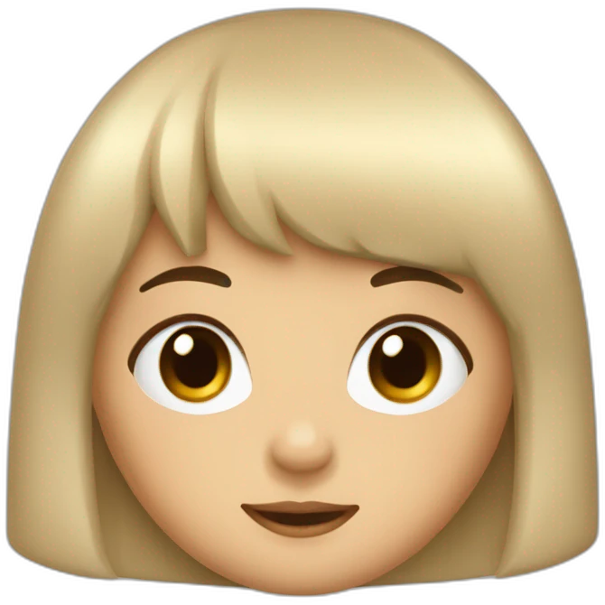 Flequillo chica aitana emoji