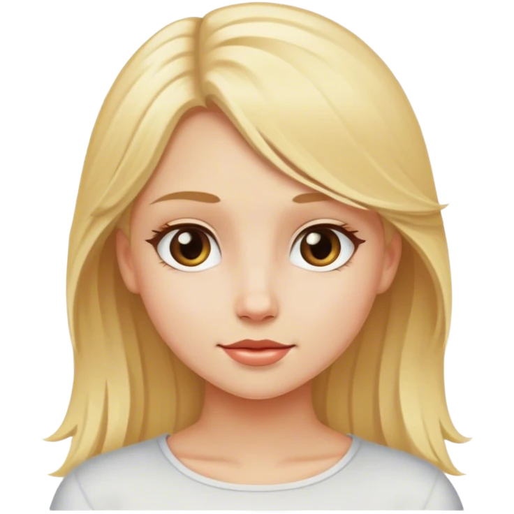 Blondy girl emoji
