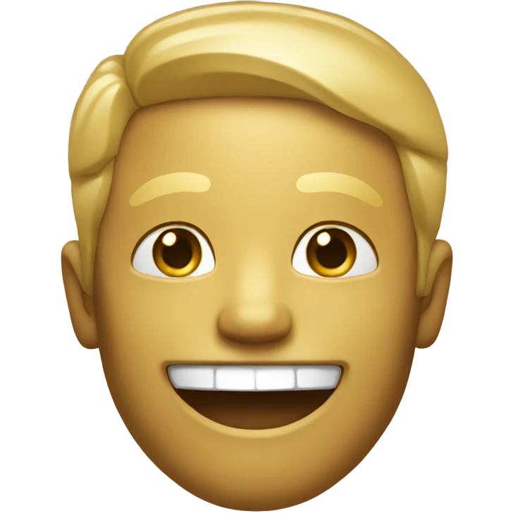Golden Smile emoji