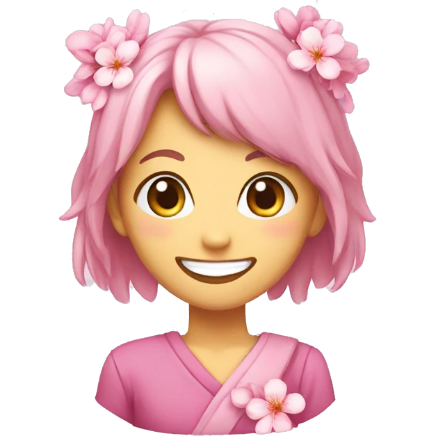 smily sakura emoji