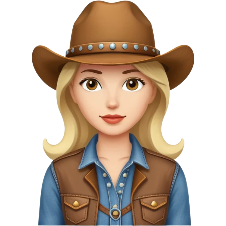 classic cowgirl emoji