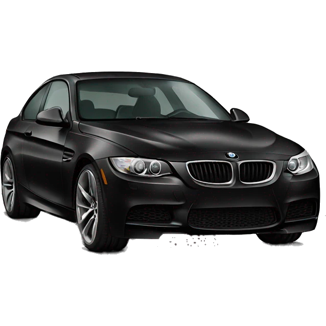all black bmw  emoji