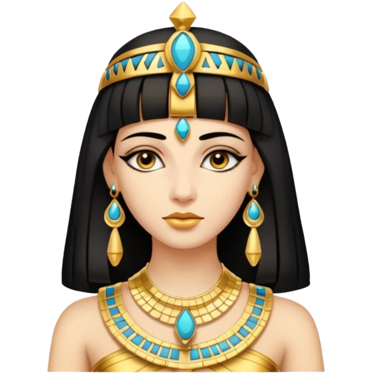 Cleopatra golden emoji