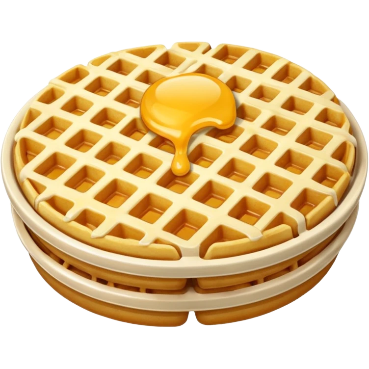 Waffle fries emoji