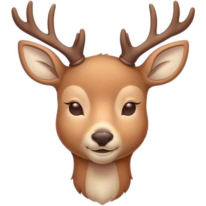 Meme-Worthy Cute Sleeping Deer Portrait Emoji, Head resting peacefully with a contented smile, showcasing a delicate, slender build and a luxuriously soft coat, eyes shut in a serene, restful nap, Simplified yet hilariously adorable features, highly detailed, glowing with a soft, drowsy light, high shine, relaxed and utterly lovable, stylized with an air of playful laziness, bright and heartwarming, soft glowing outline, capturing the essence of a comically sleepy deer, so meme-worthy it feels like it could instantly become the next viral sensation of adorable woodland slumber! emoji