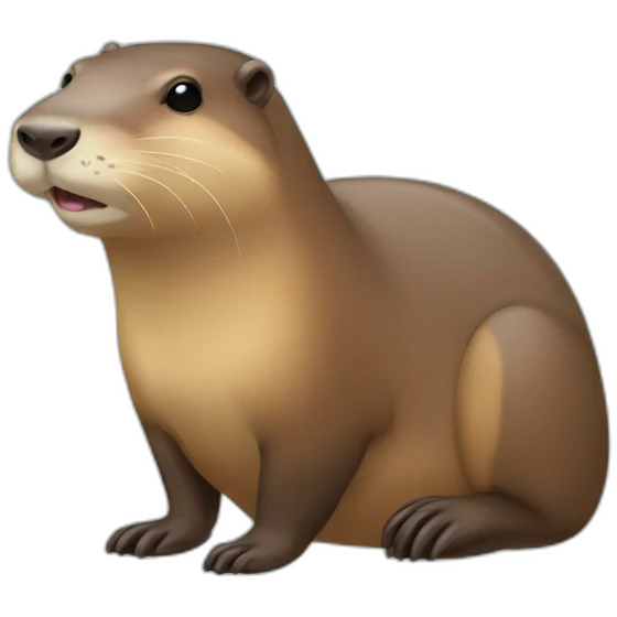 Loutre sur Capybara emoji