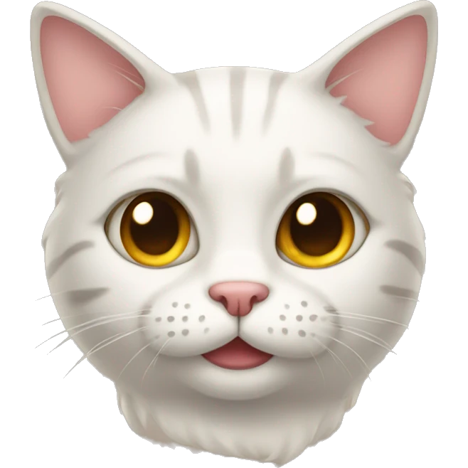 cat with cute face  emoji