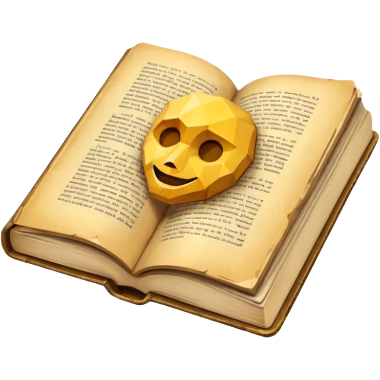 open old book low poly emoji