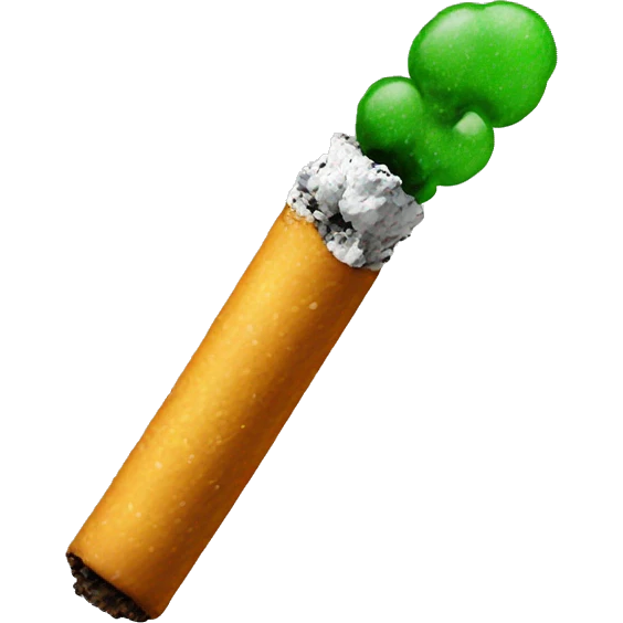 green ciggarette emoji