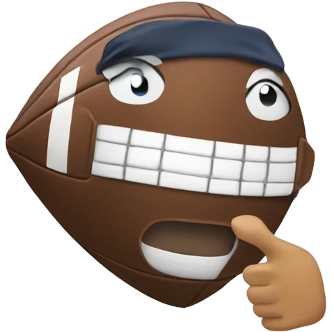 Football thumbs up  emoji