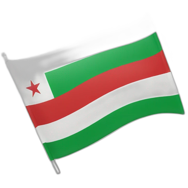 Somaliland flag green,white and red emoji