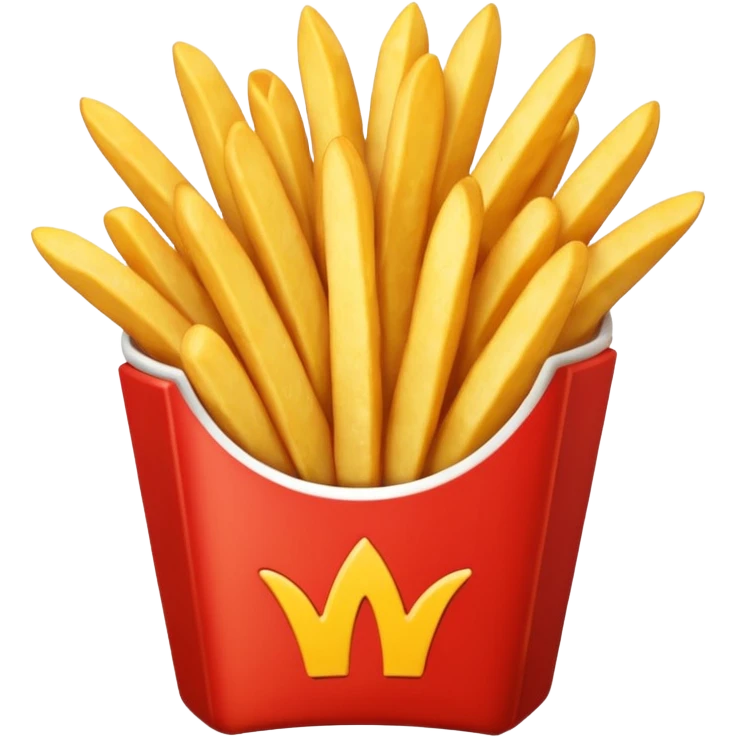 patatine fritte (giallo) emoji