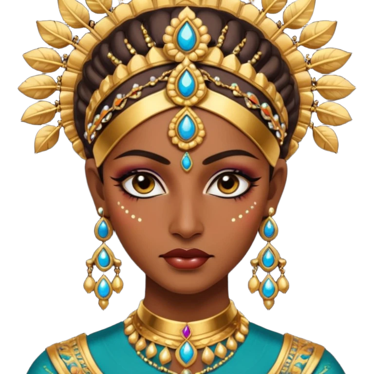 indian dancer face emoji