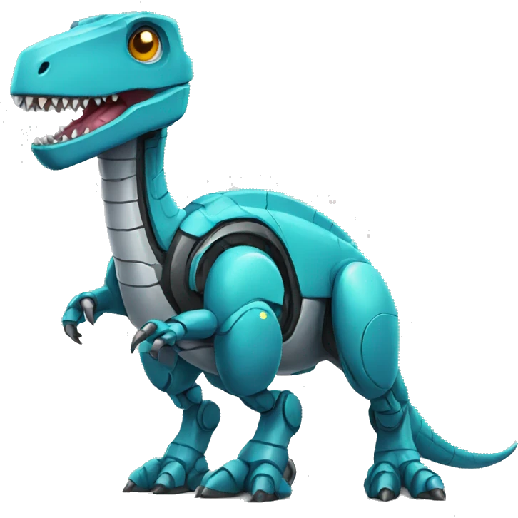 robot dinosaur emoji