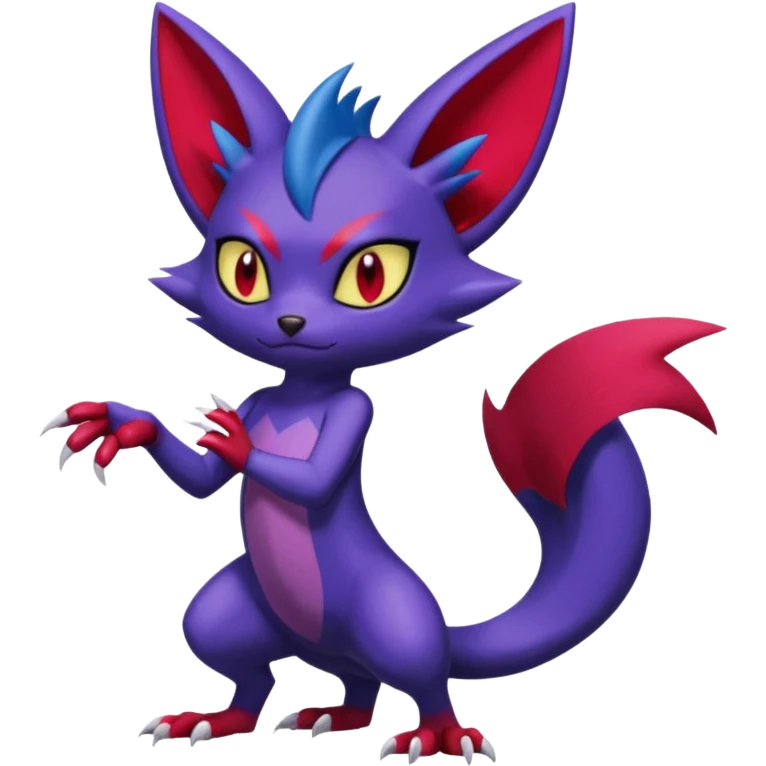 Sneasel-Weavile-Fakémon-hybrid-creature (full body)  emoji