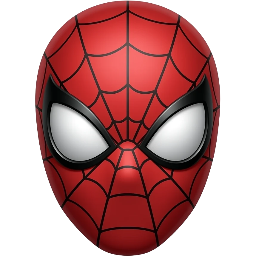 Spiderman face emoji