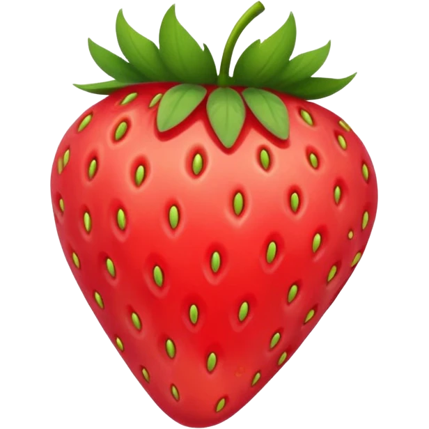 Warning sign with strawberry emoji
